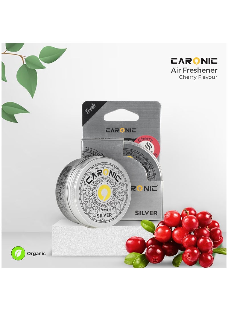 CARONIC Car Air Freshener with Adjustable Lid for Desired Strength for Auto or Home Cherry Pack Of 3 - Image 5